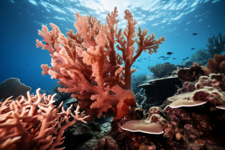 Unveiling the Enchanting Beauty of the Brown Coral Reef in a Captivating 3:2 Perspectiveの素材