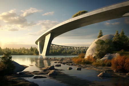 Strong and Durable: The Evolution of the Concrete Bridgeの素材