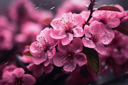 Blossoming Beauty: A Captivating Close-up of Cherry Blossom in 3:2 Aspect Ratioの素材