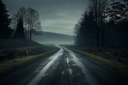 Journeying through the Enchanted Country Road: A Captivating AR Adventureの素材