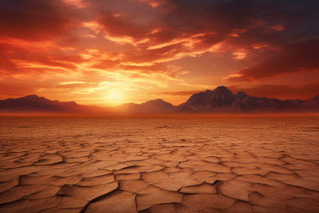 Dazzling Sunsets: Exploring the Deserts Serene Beauty in a 3:2 Perspectiveの素材