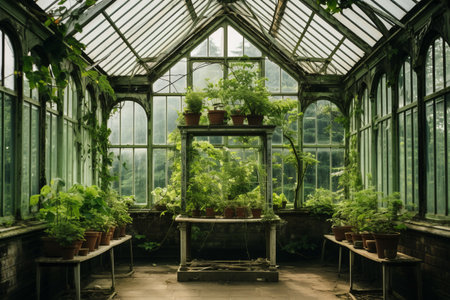 Captivating Green-Leafed Paradise: Exploring the AR 3:2 Greenhouseの素材