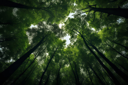 Green-Leafed Trees: Exploring the Enchanting 3:2 Aspect Ratioの素材