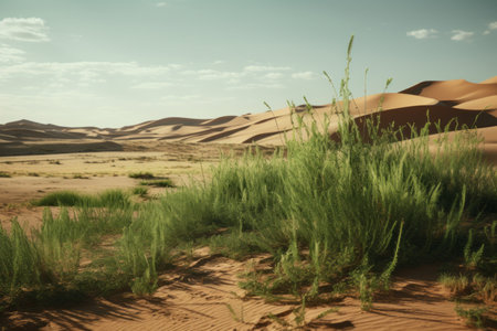 The Astonishing Sight of Green Grasses on the Sahara Desert: An AR 3:2 Experienceの素材