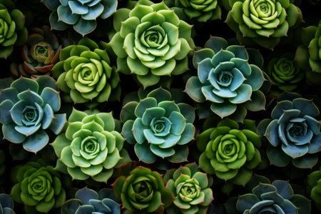 The Natural Beauty of Green Succulent Plants: A Captivating AR 3:2 Experienceの素材
