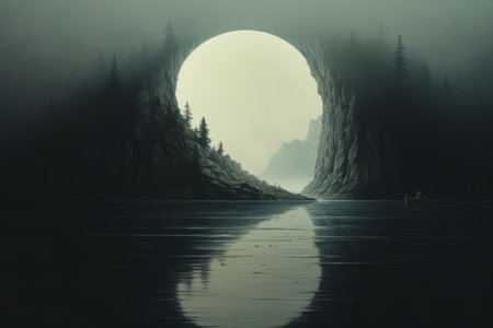 Exploring the Enigmatic Half Moon - A Captivating Visual Journey in 3:2 Aspect Ratioの素材