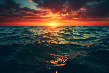 Serenity Unveiled: Captivating 3:2 Sunset Reflections on a Body of Waterの素材