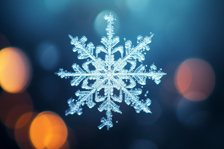 Frozen Symphony: Capturing the Intricate Beauty of Snowflakes through Macro Photography --ar 3:2の素材