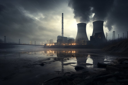 The Future of Energy: Exploring the Advancements of Nuclear Power Plants --ar 3:2の素材