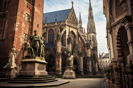 Sculpted Splendors: Exploring the Enchanting Medieval Cathedral in the Old Cityの素材