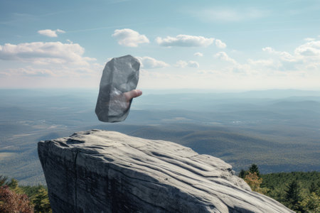 Capturing the Mystical Beauty of Gray Stone Mountain: An Artistic Perspective -- AR 3:2の素材