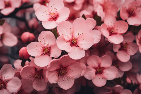 Intricate Beauty Unveiled: A Captivating Close-Up of Pink Flowers in a 3:2 Frameの素材