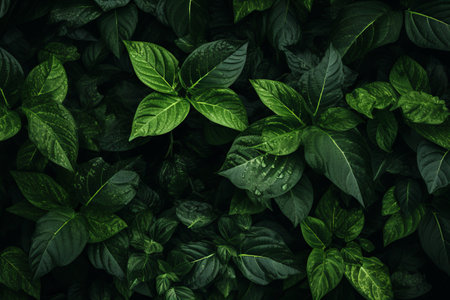 The Aesthetic Beauty of Green-leafed Plants in a 3:2 Aspect Ratioの素材