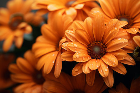 Vibrant Macros: Capturing the Beauty of Orange Petaled Flowers --ar 3:2の素材