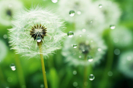 Capturing the Intricate Beauty: Macro Photography Unveils the Dandelions Secrets in 3:2の素材