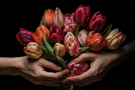 Gentle Caress: Exploring the Tulips at 3:2の素材