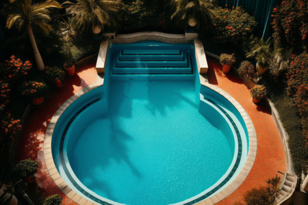 Aesthetic Delight: Captivating Photo of Swimming Pool in AR 3:2の素材