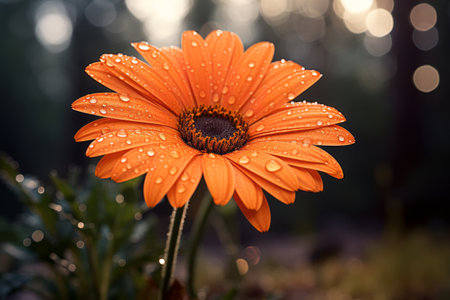Captivating Color Harmony: The Vibrant 3:2 Orange Daisy Aestheticの素材