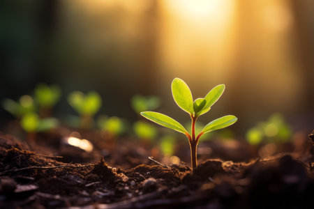 Gorgeous Shallow-Focus Plant Photography: Unveiling Natures Beauty in 3:2 Aspect Ratioの素材