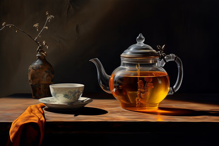 Serenity Steeped: Tea and Kettle Rendezvousの素材