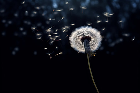 A Captivating Glimpse into the World of Dandelions: Selective Photography in AR 3:2の素材