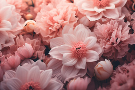 Burst of Blushing Petals: The Enchanting Beauty of Pink Petaled Flower Lllot --ar 3:2の素材