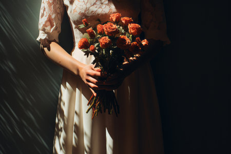 Blooming in the Shadows: A Glimpse of Humanityの素材