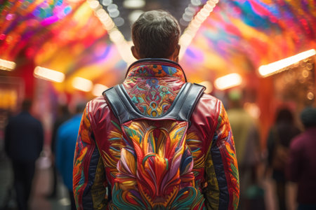The Intimate Glimpse: Capturing a Persons Back in Detail - AR 3:2の素材