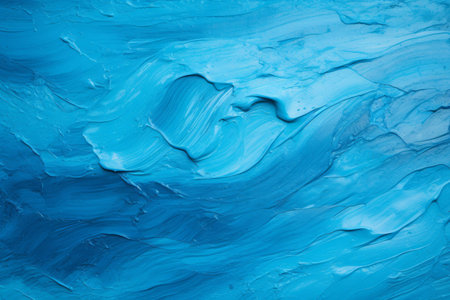 Captivating Imperfections: Exploring the Uneven Coat of Blue Paintの素材