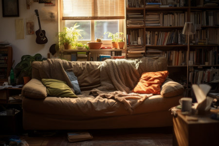 Capturing Coziness: A Serene Snapshot of a 3:2 Comfortable Homeの素材
