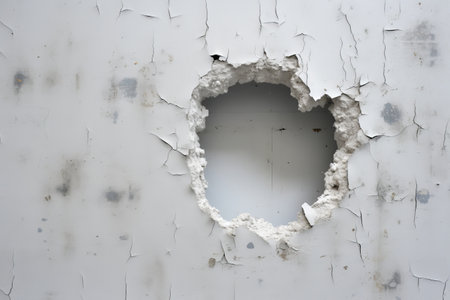 Through the Gaping Void: The Enigmatic White Concrete Wall --ar 3:2の素材