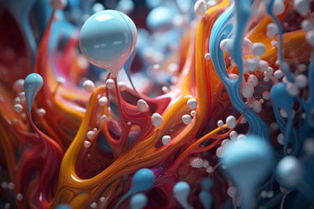 Exploring the Infinitesimal World: Abstract Illustration Through a Macro Lensの素材