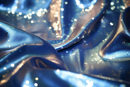Glamorous Shimmer: Exploring the Abstract Background of Sequined Shiny Fabric (AR 3:2)の素材