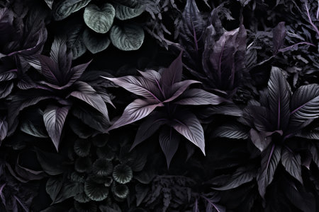 The Stunning Elegance of Black Plants: Captivating Photos in 3:2 Aspect Ratioの素材