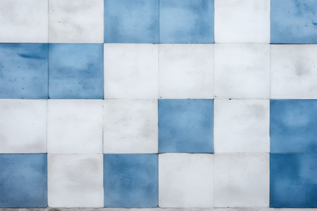 Aesthetic Appeal: Exploring the Enchanting Blue and White Concrete Wall in 3:2 Aspect Ratioの素材
