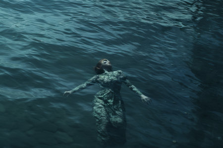 Harmonious Reflections: Capturing the Serene Beauty of Body of Water --ar 3:2の素材