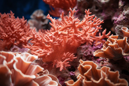 The Enchanting Beauty of Brown Corals in a 3:2 Ratioの素材