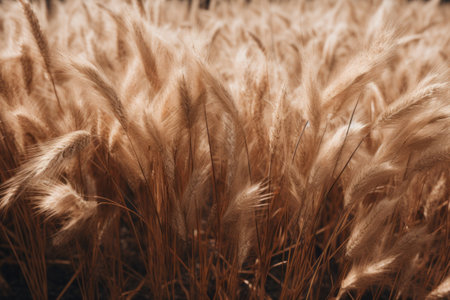 Untamed Beauty: The Rustic Charm of Brown Dried Grass on Ground - AR 3:2の素材