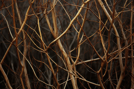 Fascinating Natural Patterns Unveiled: Exploring Brown Twigs Through the Artistic Lens of 3:2 Ratioの素材