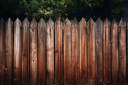The Rustic Charm of a Brown Wooden Fence: Capturing Artistry in 3:2 Aspect Ratioの素材