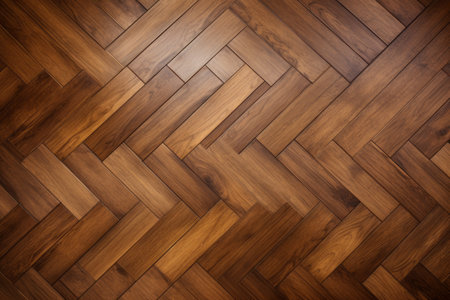 Timeless Elegance: Brown Wooden Parquet Flooring for Classic Interiorsの素材