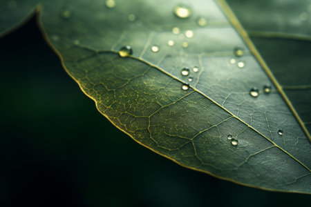 Leaf in Precise Focus: Exploring Close-up Photography at 3:2 Aspect Ratioの素材