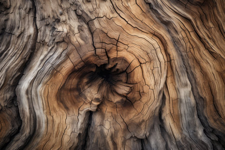 Mesmerizing Magnification: Exploring the Intricacies of a Tree Trunk -- 3:2 Close-Up Shotの素材