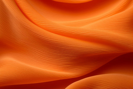 Vivid Close-Up Shot: Captivating Orange Textile in a 3:2 Aspect Ratioの素材