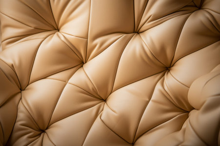 The Intricate Patterns and Textures Revealed: A Close-up of Padded Upholstery --ar 3:2の素材