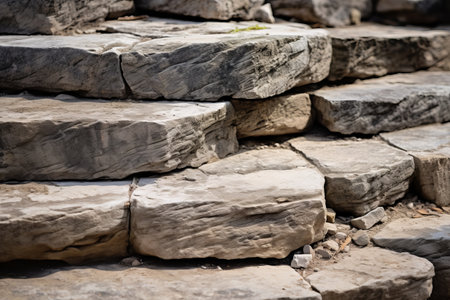 Majestic Stone Steps: A Captivating Closeupの素材