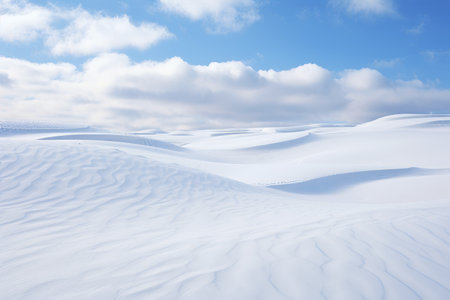 Captivating Snowy Wonderland: A Serene Abstract Background in Winter - AR 3:2の素材