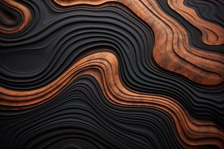 Bridging the Spectrum: Exploring the Black and Brown Surface in ar 3:2の素材
