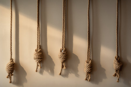 Rope Art: Creatively Adorning Walls with Decorative Hangingsの素材