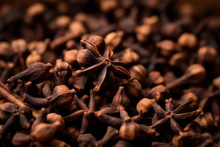 Exquisite Detail: Captivating Close-up of Dried Cloves in AR 3:2の素材